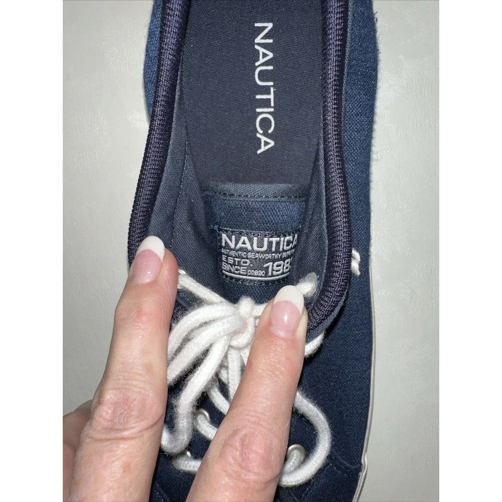 Nautica Sea Worthy Outfitters, Mens Sneaker Boat Shoe Low blue size 12